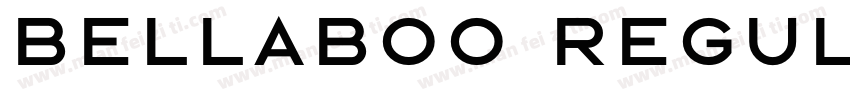 BELLABOO Regular字体转换